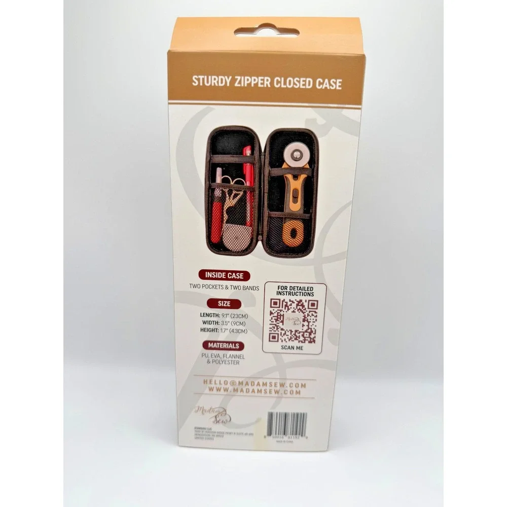 New In Box:‎ Madam Sew Rotary Cutter Storage Case